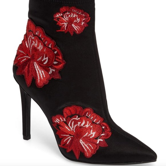 Jessica Simpson Shoes - Jessica Simpson Womens Black  Stretch Bootie NEW